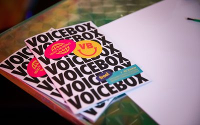 A picture of two VOICEBOX Zines