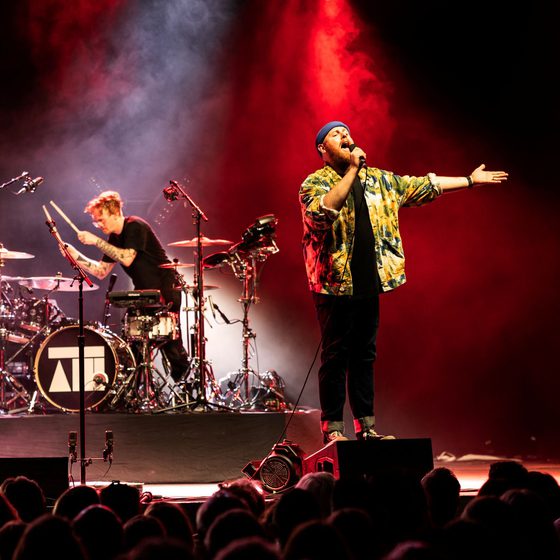 Tom Walker on stage
