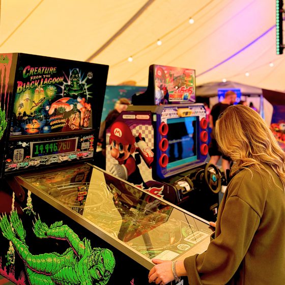 retro game in arcade sf25
