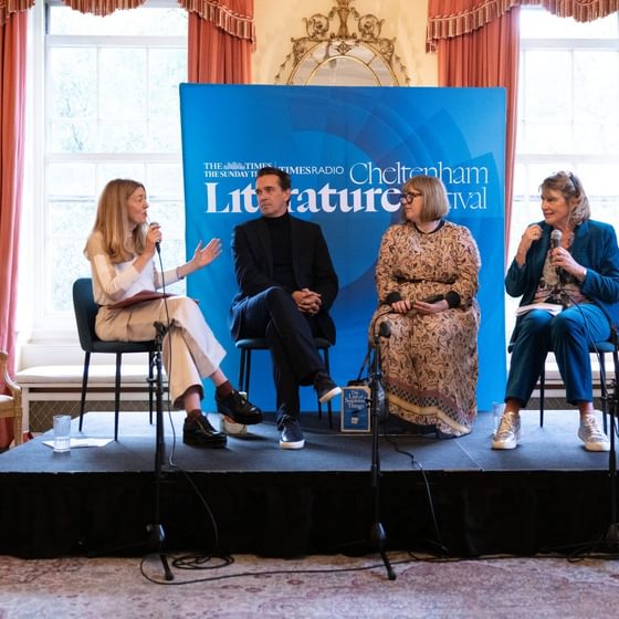 Panel discussion on stage
