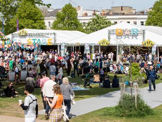 Crowd at JF Free Stage
