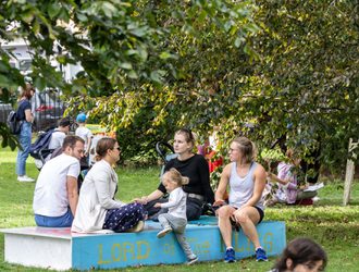 Family at Literature Festival