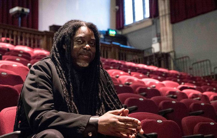 Courtney Pine headshot sat in stalls