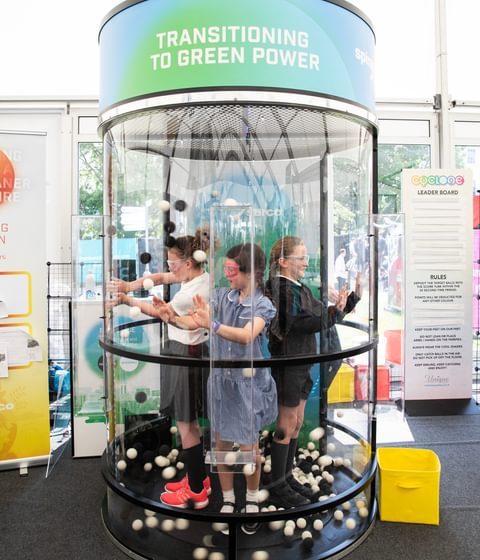 children in a clear vertical unit