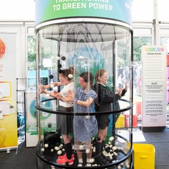children in a clear vertical unit
