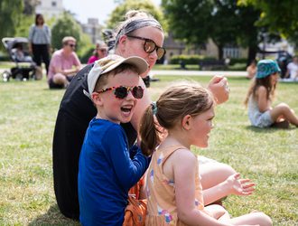 Science family at Festival