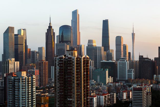 A cityscape