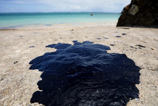 Oil spillage