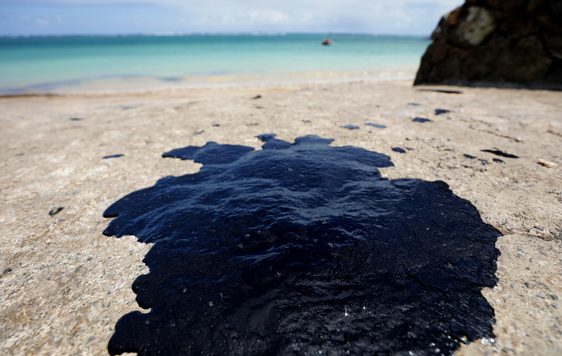 Oil spillage