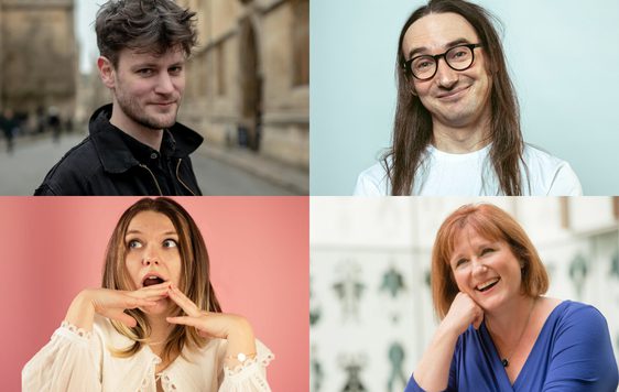 A composite of images of Matt Hobs, Alex Farrow, Alison Woollard and Shirley Halse