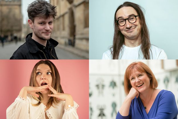A composite of images of Matt Hobs, Alex Farrow, Alison Woollard and Shirley Halse