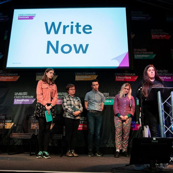 Write Now showcase at Cheltenham Literature Festival