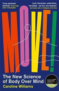 Book cover featuring the words Move! with each letter in different colours