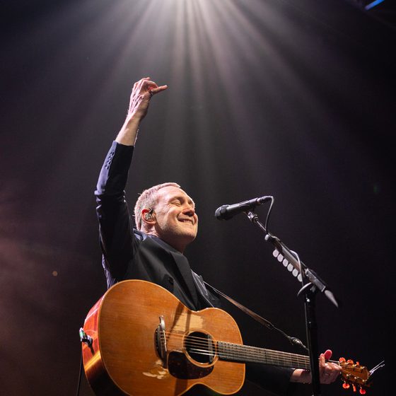 David Gray on stage