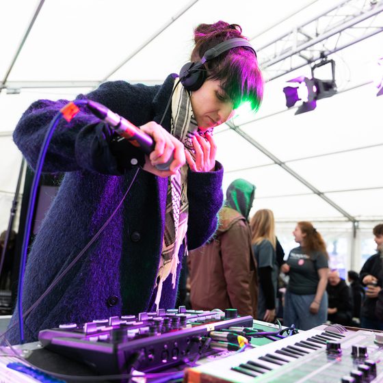 DJ at the Access to Music Conference