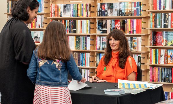 Signing at Waterstones Children's Bookshop