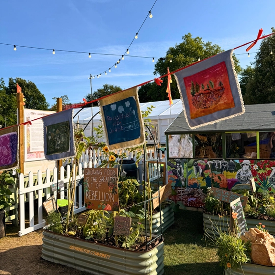 bunting of greenhouse at sf25