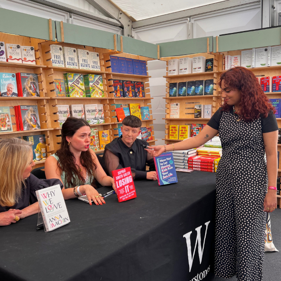 Authors at Waterstones signing
