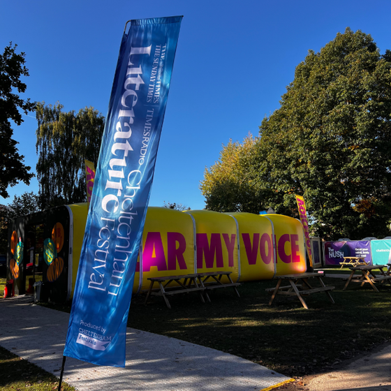 Lit Fest flag