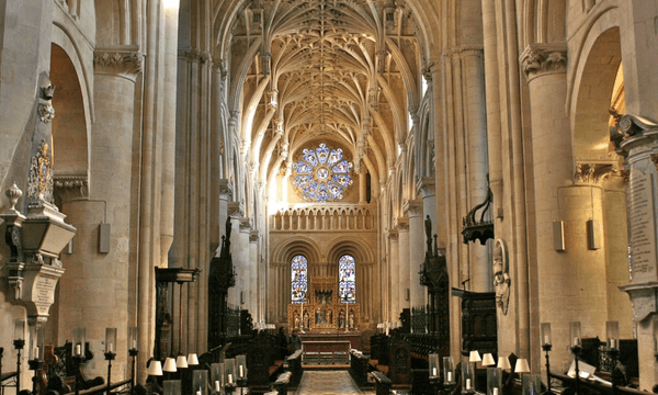 The interior of Christ Church, Cheltenham