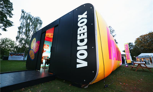 VOICEBOX tent