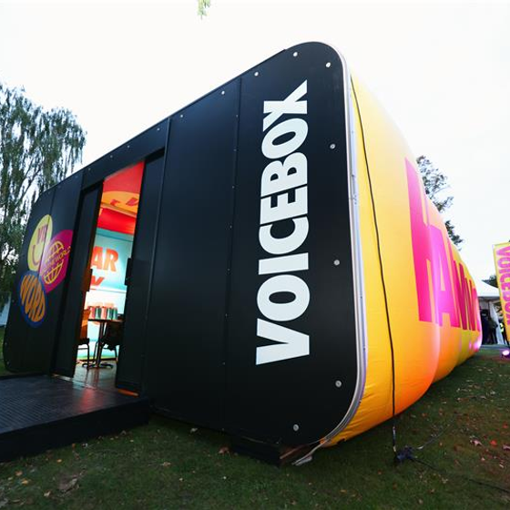 VOICEBOX tent