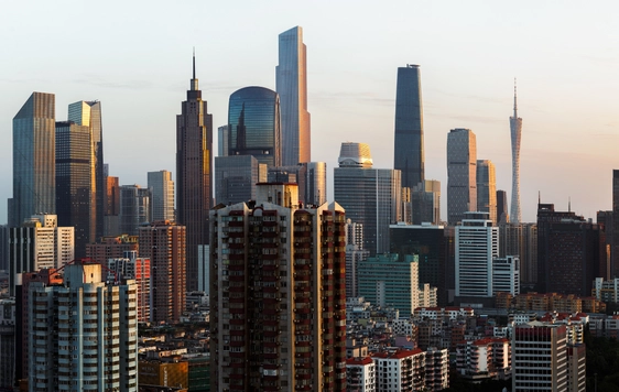 A cityscape