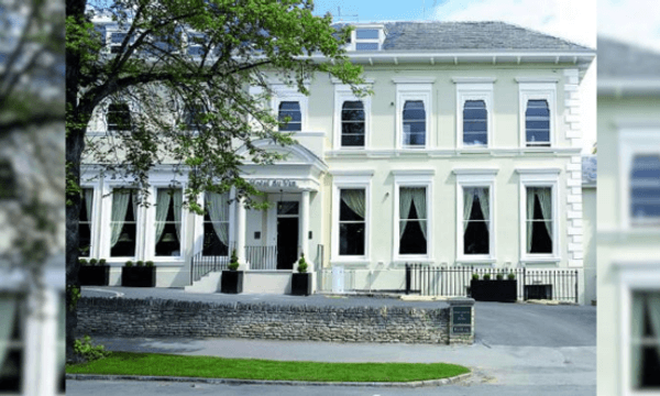 External photo of Hotel du Vin, a cream regency building.