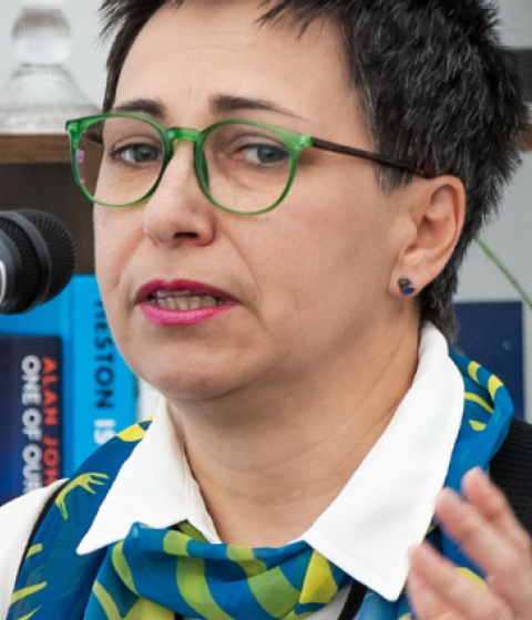 Woman speaking at CLF 2022 Ukraine Day